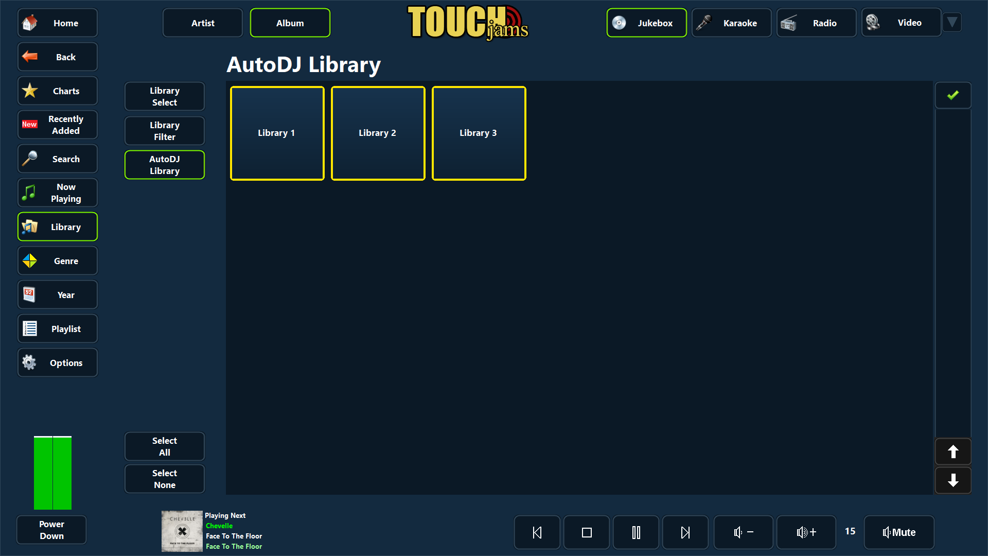 Library AutoDJ Skin